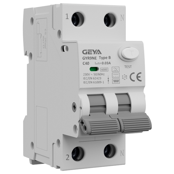 GYR9NE-B帶過載保護的B型剩余電流動作斷路器