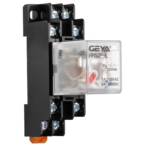 HH52P型電磁式透明通用繼電器